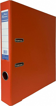 KALAM.KZ - Регистратор A4, 55мм, PVC/Paper, оранжевый Rexon