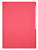 KALAM.KZ - Уголок прозрачный A4, 0.15мм, красный Durable