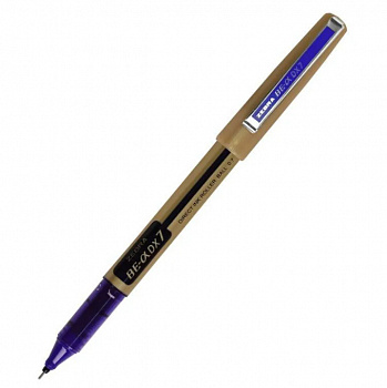 KALAM.KZ - Ручка роллерная 0,7мм Zebra, синяя Gold barell/blu ink 