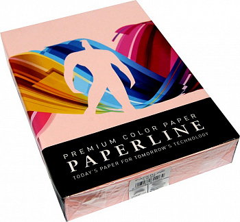 Бумага цветная "Paperline №170", A4, 160гр, 250л, Pink розовый